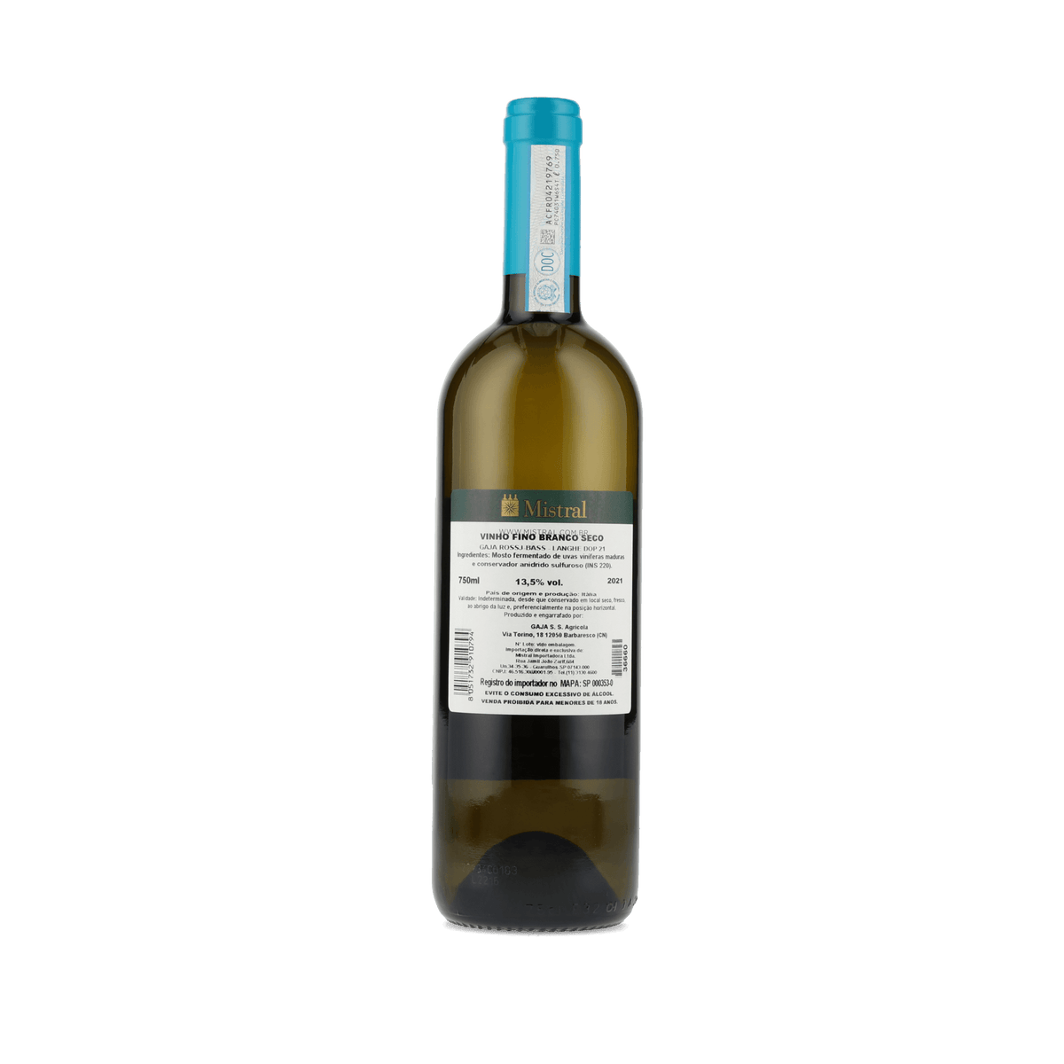 Vinho Branco Gaja Rossj-Bass Chardonnay/Sauvignon Blanc 2021 750ml