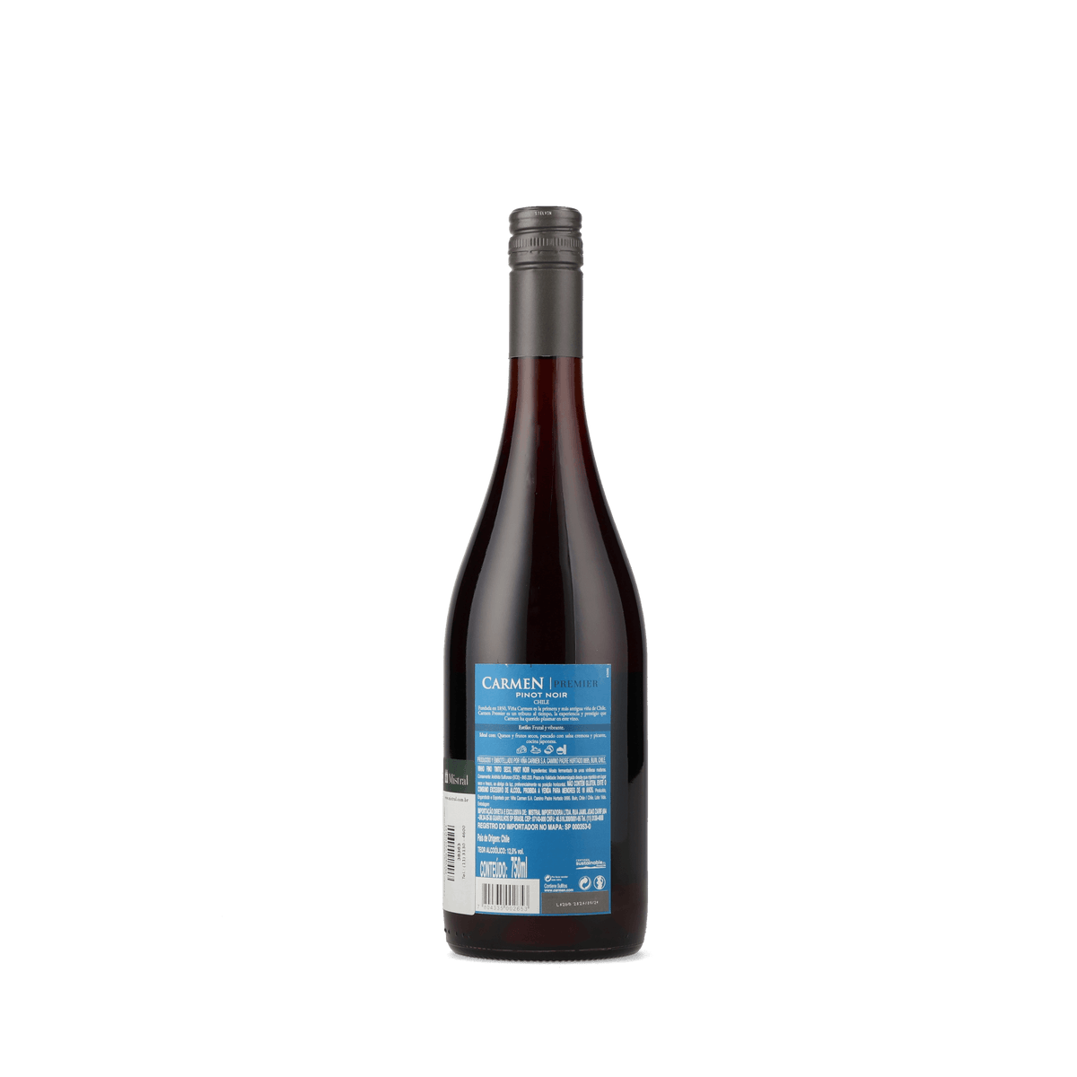 Vinho Tinto Carmen Premier 1850 Reserva Pinot Noir 2023 Viña Carmen 750ml