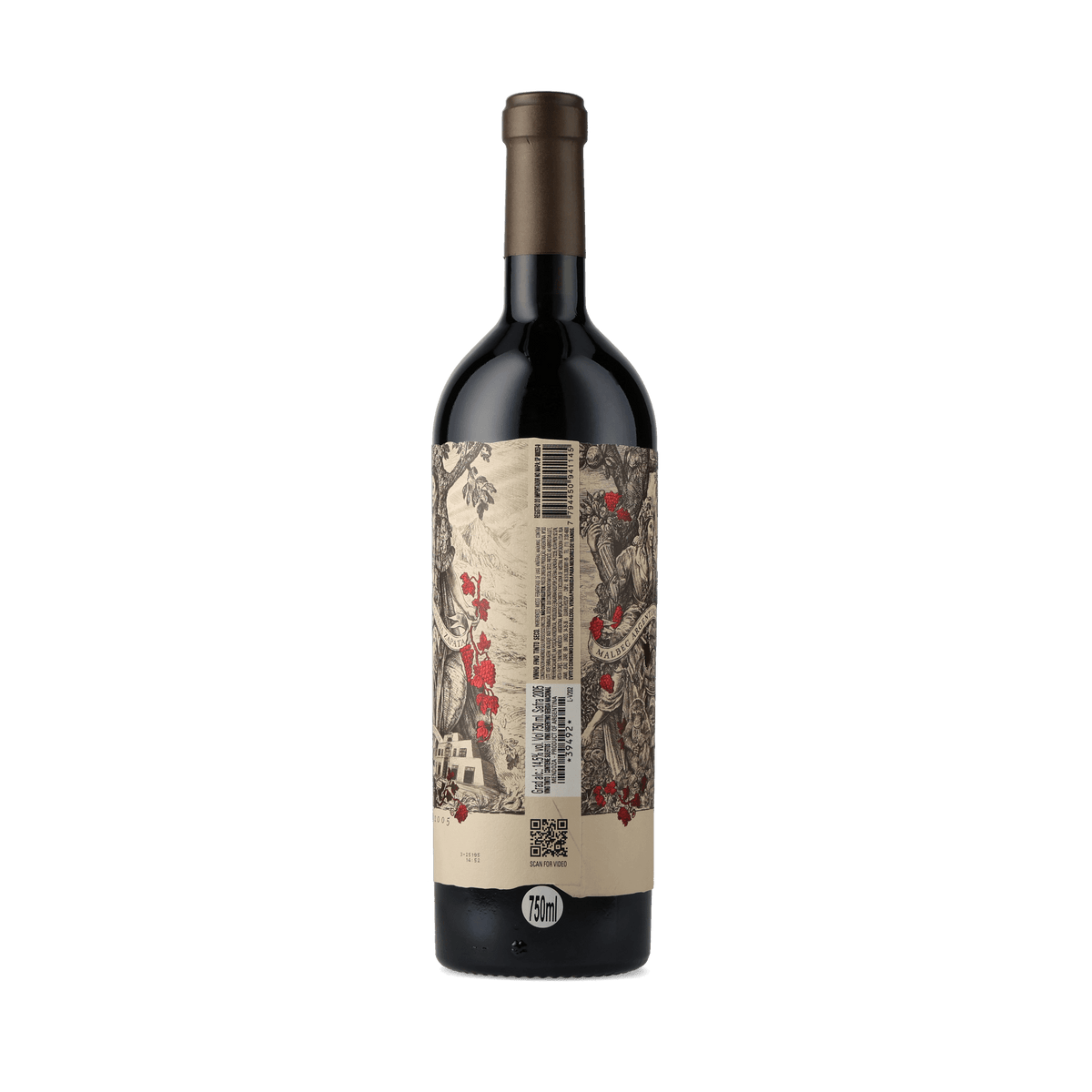 Vinho Tinto Cosechas Antiguas Malbec Argentino 2005 Catena Zapata 750ml