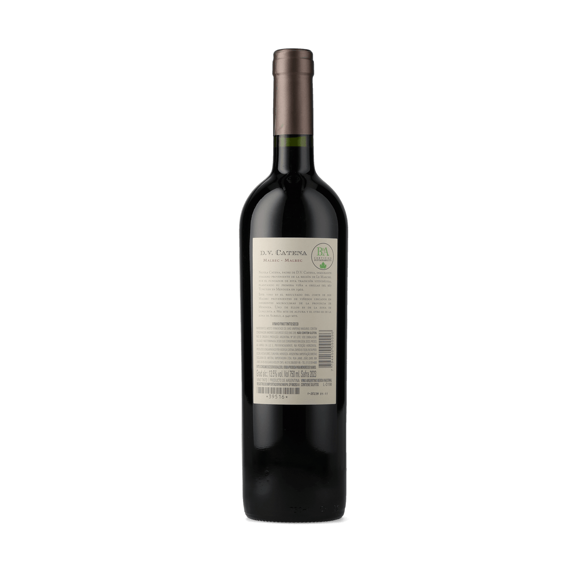 Vinho Tinto DV Catena Malbec-Malbec 2023 Catena Bodega y Viñedos 750ml