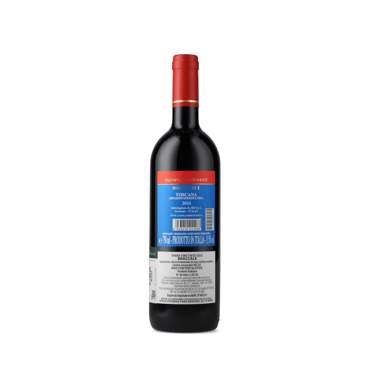 Vinho Tinto Braccale 2024 Castello di Montepò / Jacopo Biondi Santi 750ml