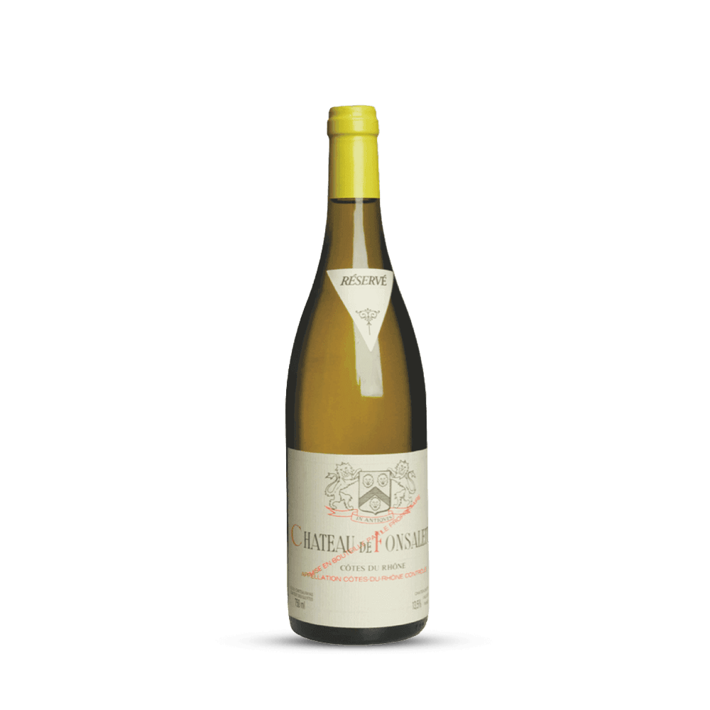 Vinho Branco Château Rayas Côtes-du-Rhône Château de Fonsalette Blanc 2009 750ml