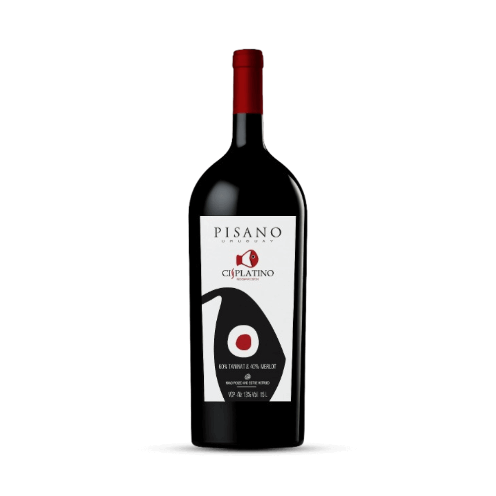Vinho Tinto Cisplatino Tannat Merlot 2022 - Magnum Pisano 1,5L