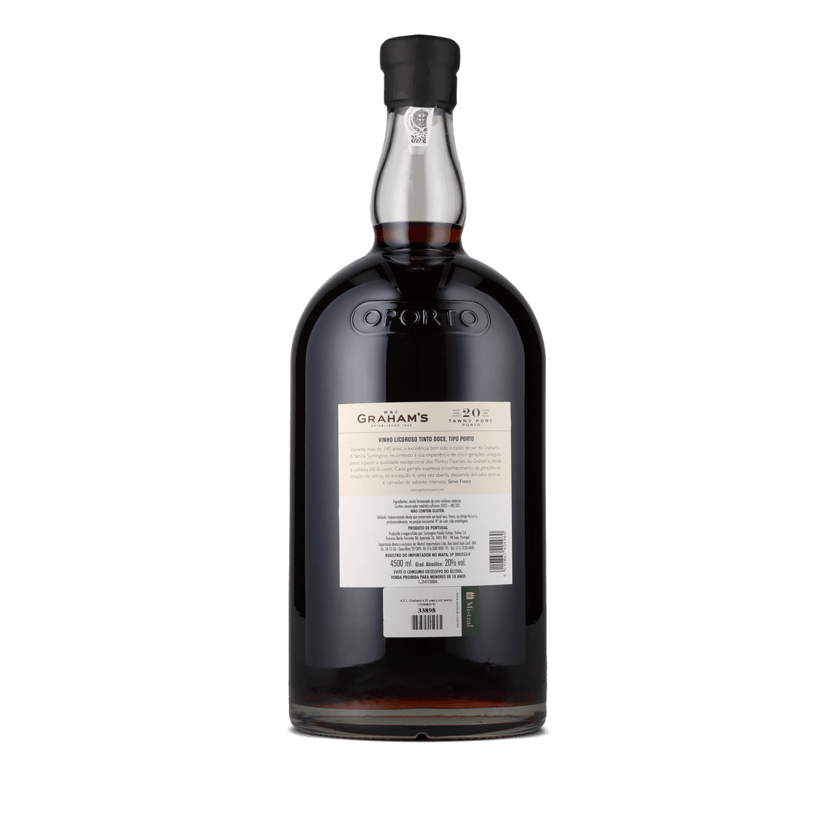 Vinho do Porto Graham's 20 Years Old Tawny - 4,5L Graham’s