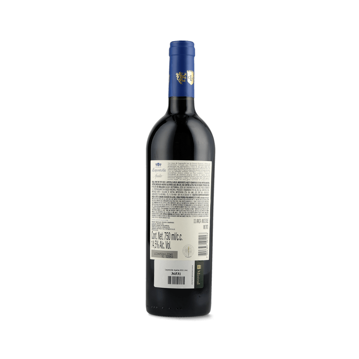 Vinho Tinto Lapostolle Apalta 2021 750ml