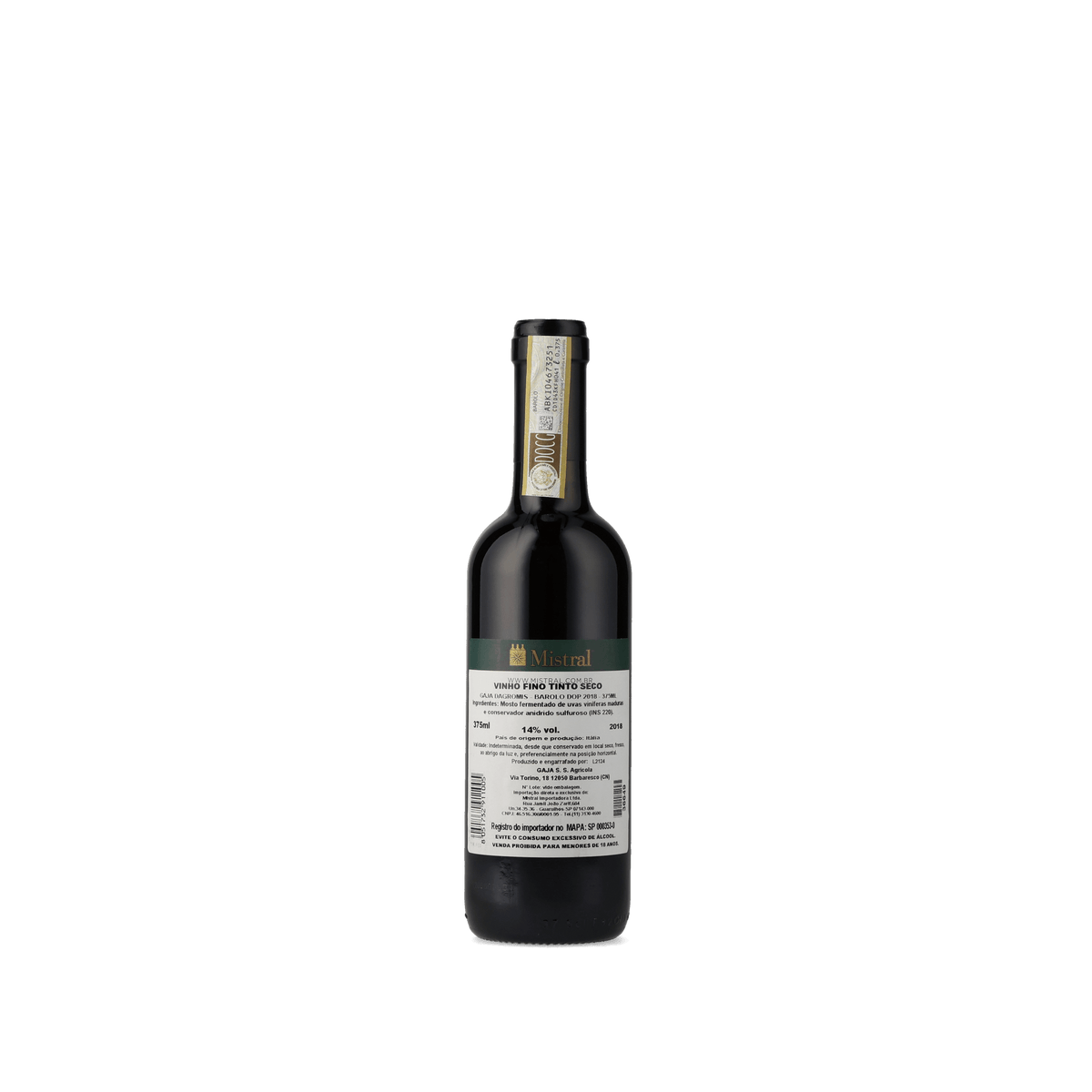 Vinho Tinto Gaja Dagromis 2018 - Meia gfa. 375ml