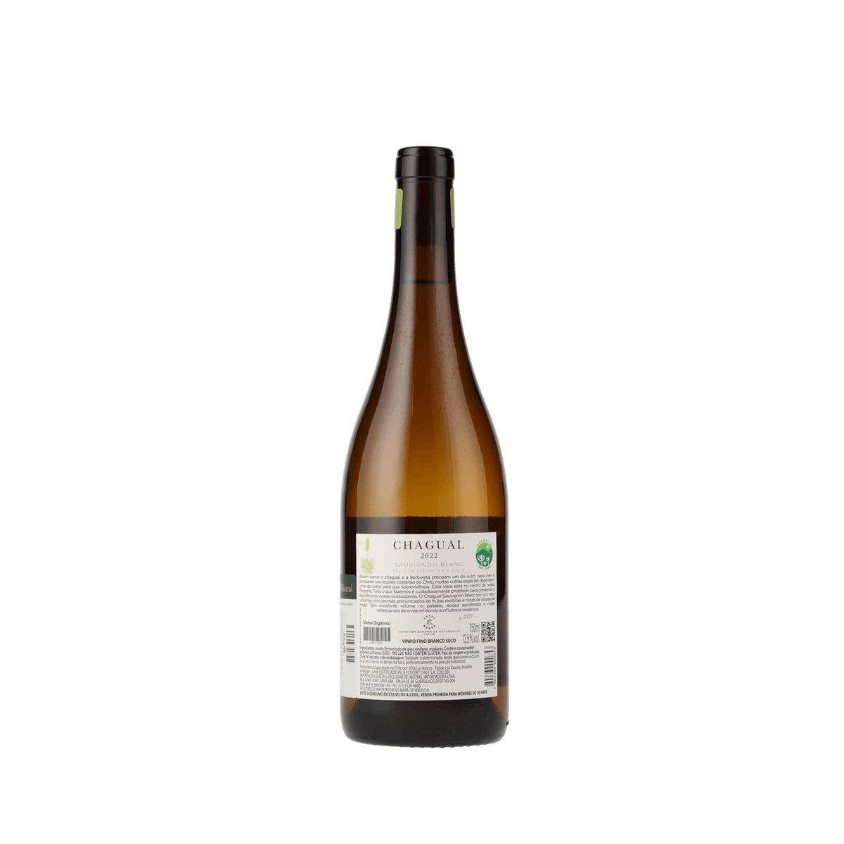 Vinho Branco Los Vascos Chagual Sauvignon Blanc Orgânico 2022 Los Vascos (Rothschild-Lafite) 750ml