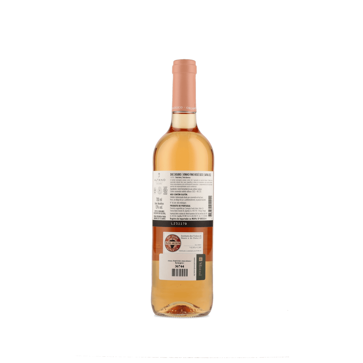 Vinho Rosé Altano Rosé 2022 Altano / Symington 750ml