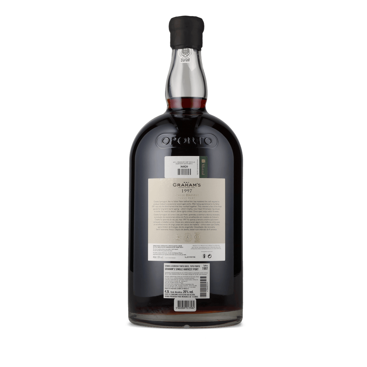Vinho do Porto Graham's 1997 Single Harvest Tawny - 4,5L Graham’s