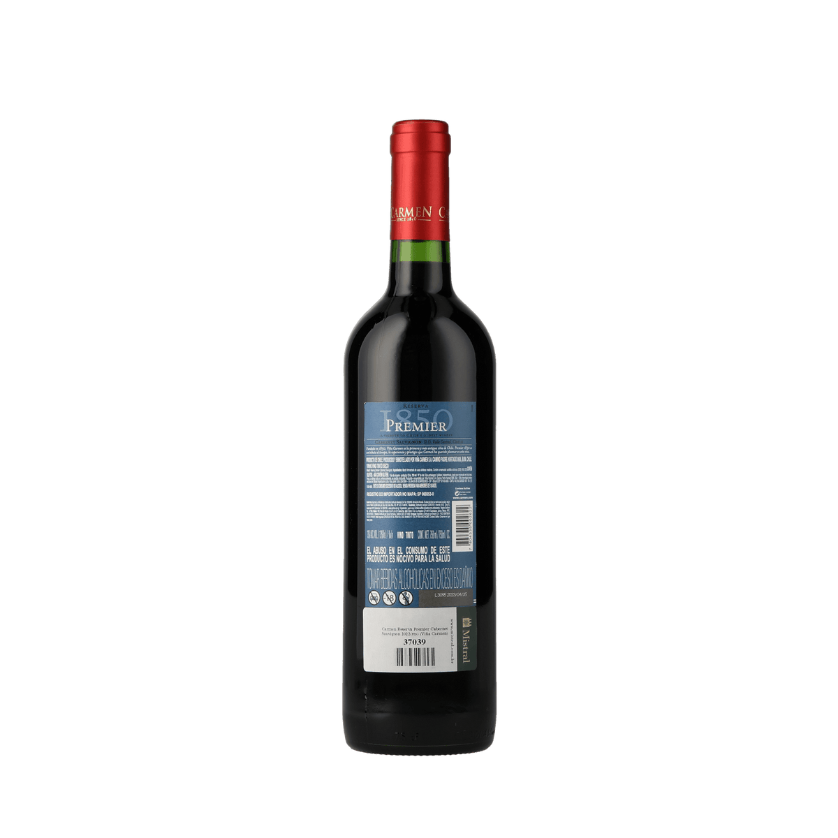 Vinho Tinto Carmen Premier 1850 Reserva Cabernet Sauvignon 2022 Viña Carmen 750ml