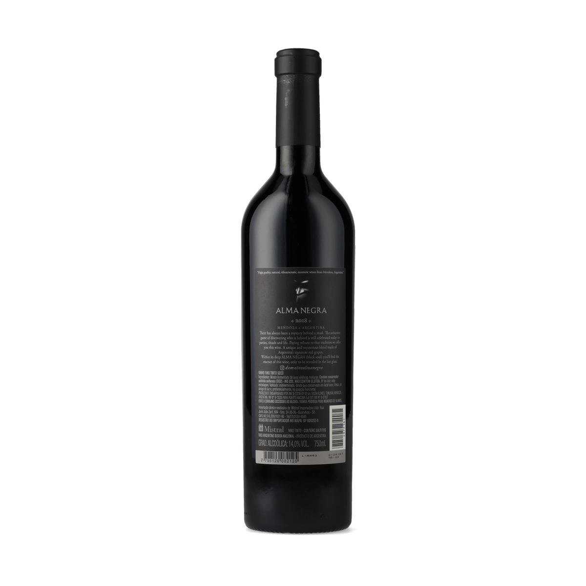 Vinho Tinto Gran Alma Negra 2018 Tikal (Ernesto Catena) 750ml