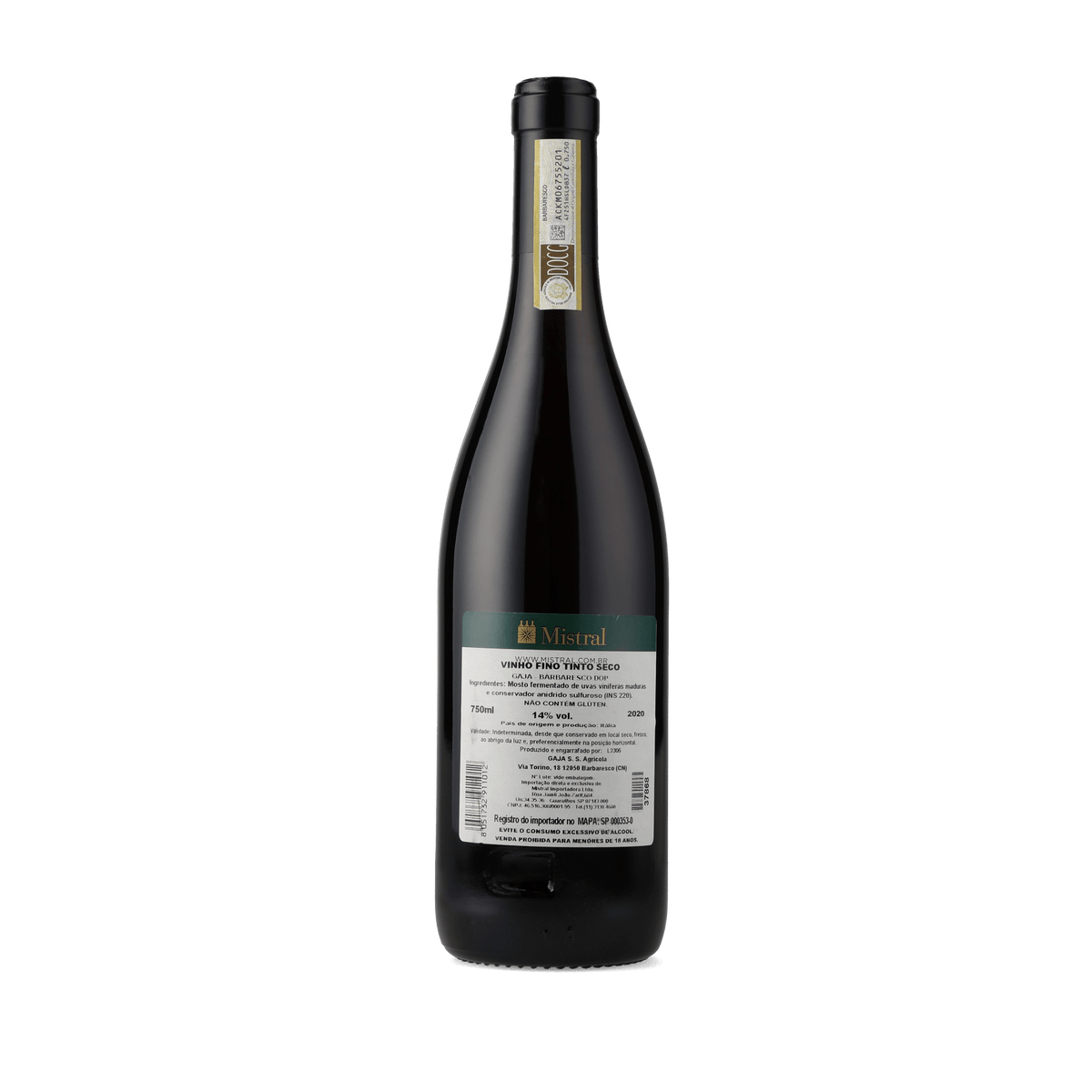 Vinho Tinto Gaja Barbaresco 2020 750ml