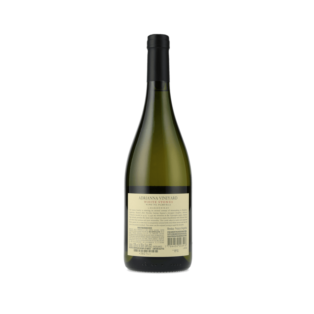 Vinho Branco Catena Zapata Adrianna Chardonnay White Stones 2022 750ml