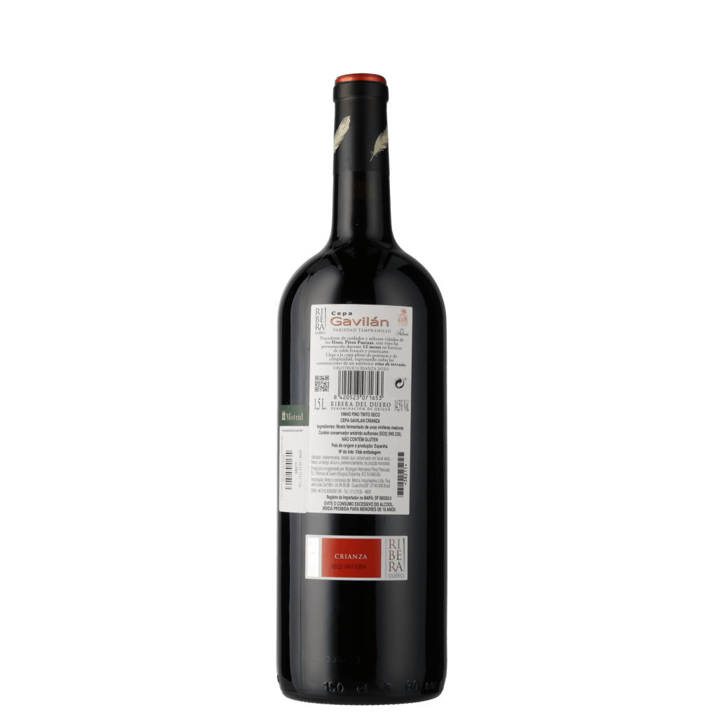 Vinho Tinto Cepa Gavilán Crianza 2020 - Magnum Pérez Pascuas 1,5L