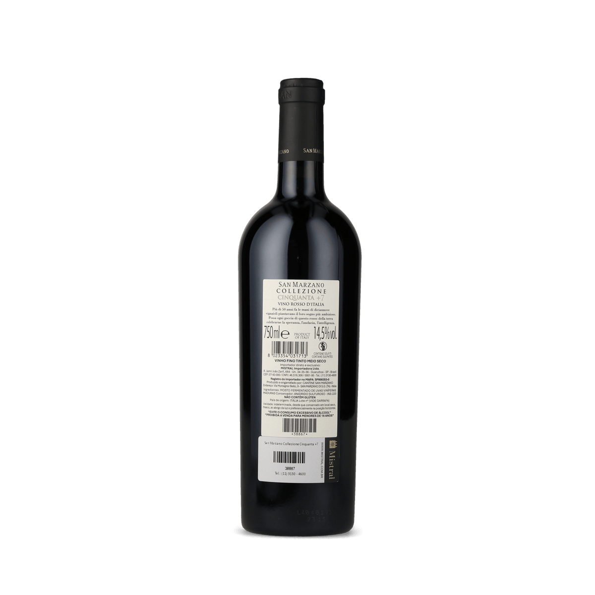 Vinho Tinto Collezione Cinquanta San Marzano 750ml