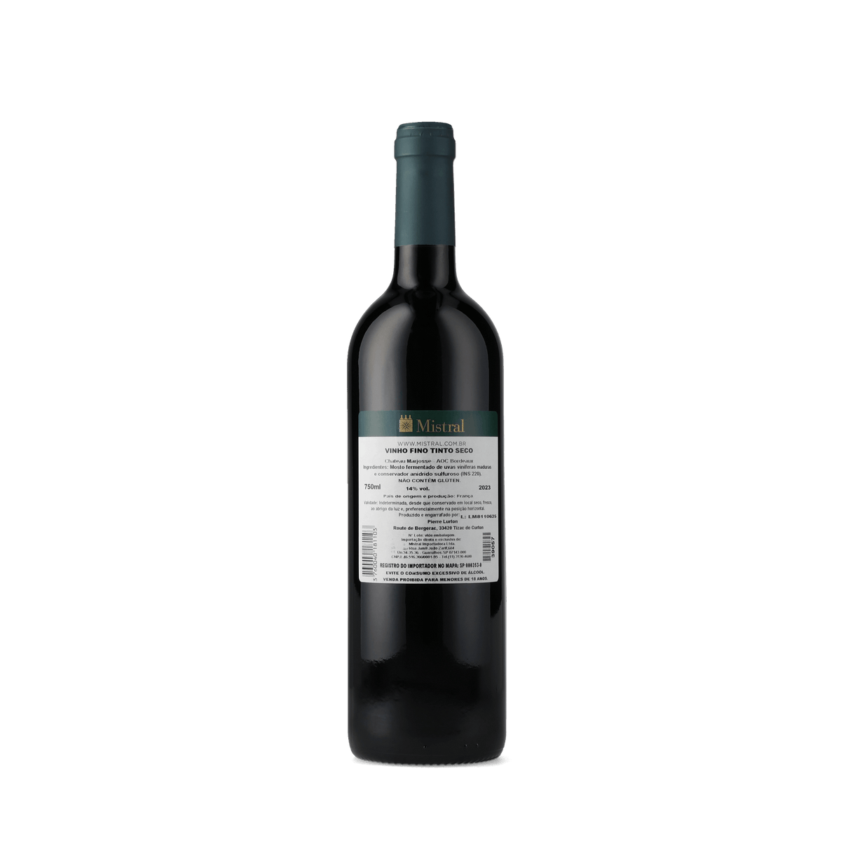 Vinho Tinto Château Marjosse Rouge 2023 750ml