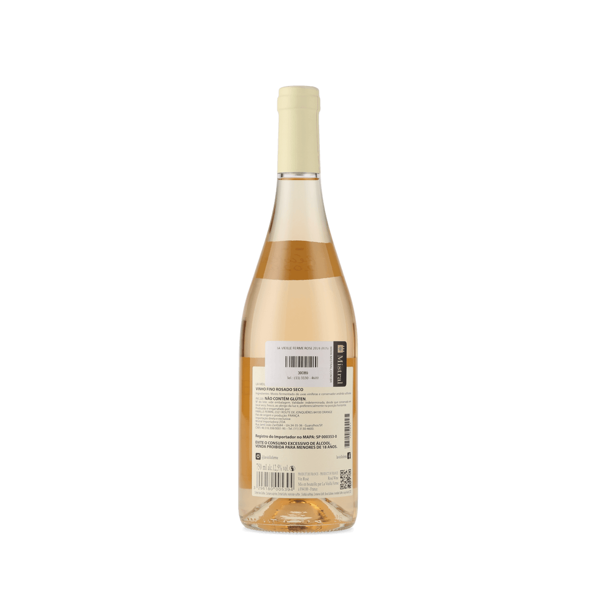 Vinho Rosé La Vieille Ferme Rosé 2024 750ml