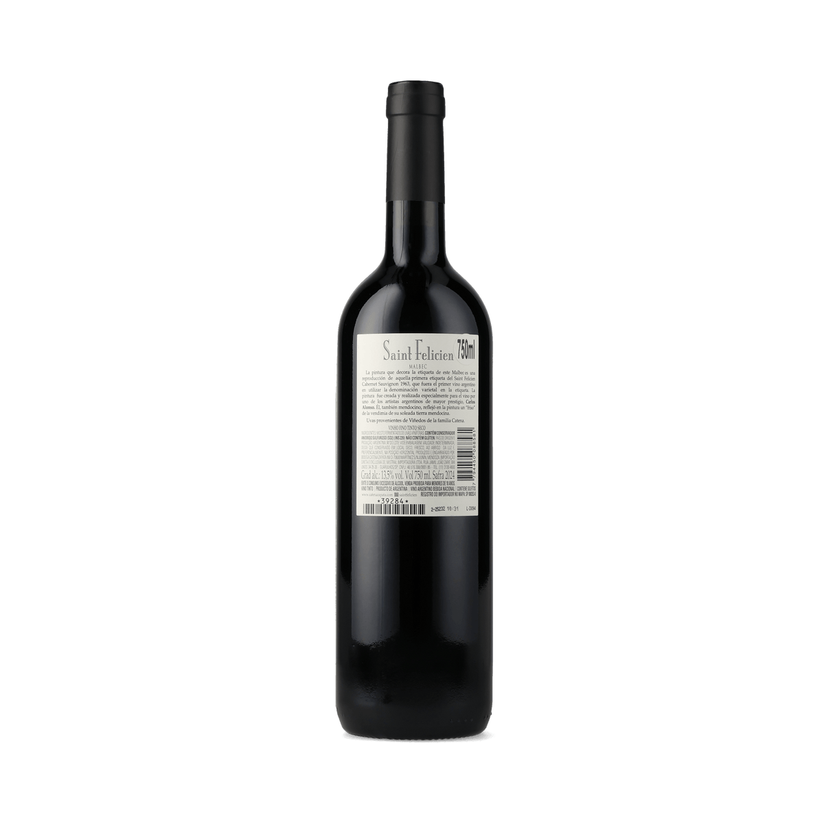 Vinho Tinto Saint Felicien Malbec 2024 Catena Bodega y Viñedos 750ml