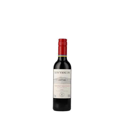 Vinho Tinto Los Vascos Cabernet Sauvignon 2021 - Meia gfa. Los Vascos (Rothschild-Lafite) 375ml