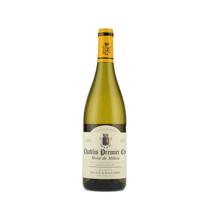 Vinho Branco Chablis 1er Cru Mont de Milieu 2022 Domaine Jean-Paul & Benoît Droin 750ml