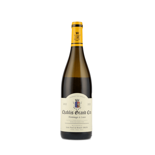 Vinho Branco Chablis Grand Cru Hommage à Louis 2022 Domaine Jean-Paul & Benoît Droin 750ml