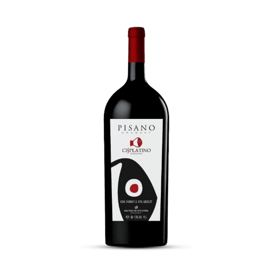 Vinho Tinto Cisplatino Tannat Merlot 2022 - Magnum Pisano 1,5L