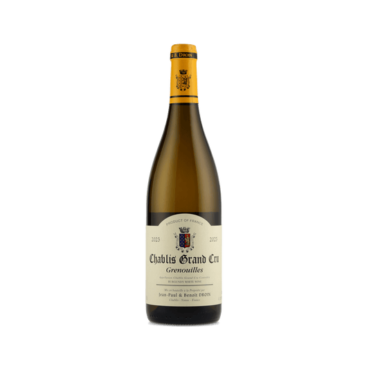 Vinho Branco Chablis Grand Cru Grenouille 2023 Domaine Jean-Paul & Benoît Droin 750ml