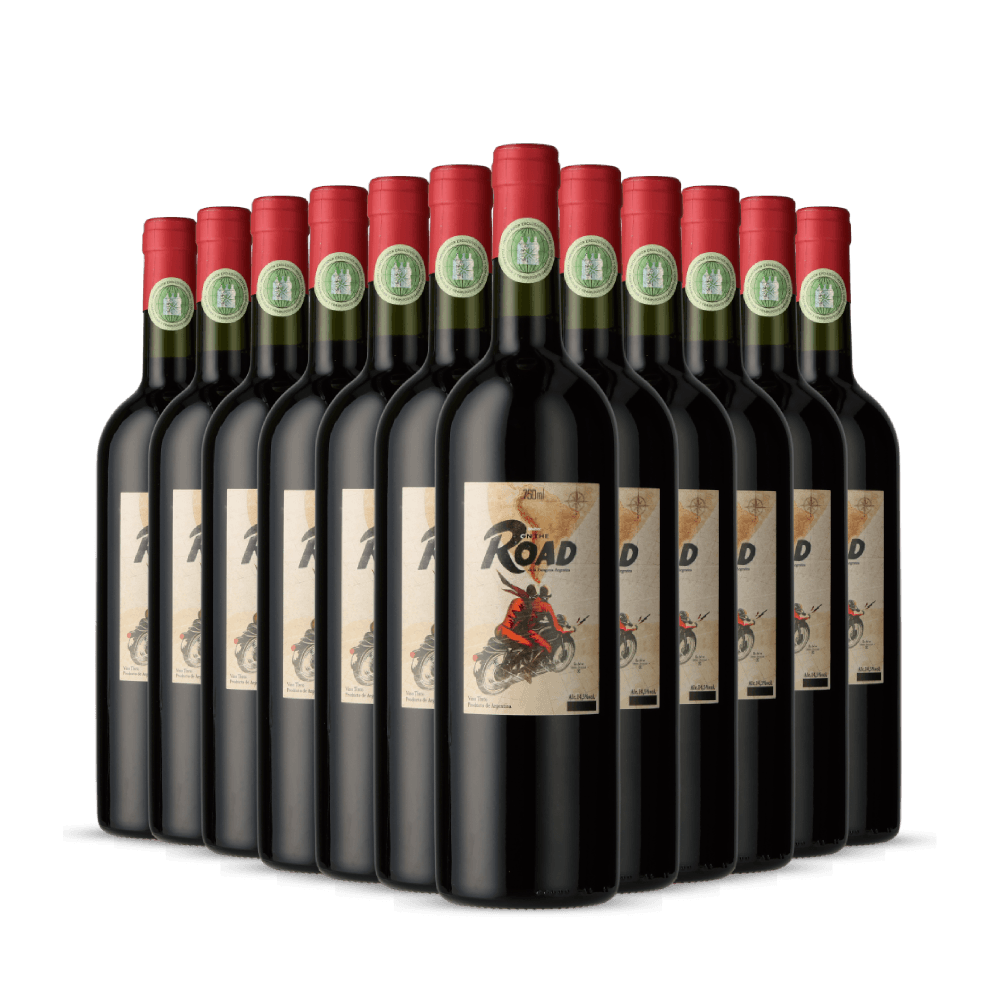Kit 12 garrafas On The Road Malbec From Patagônia 2020