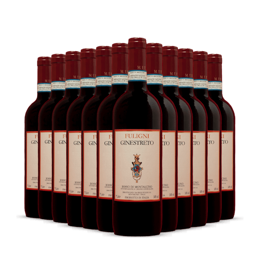 Kit 12 garrafas Rosso di Montalcino Ginestreto 2019
