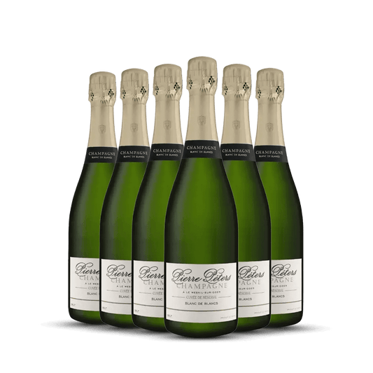 Kit 6 garrafas Champagne Cuvée de Réserve Blanc de Blancs Brut