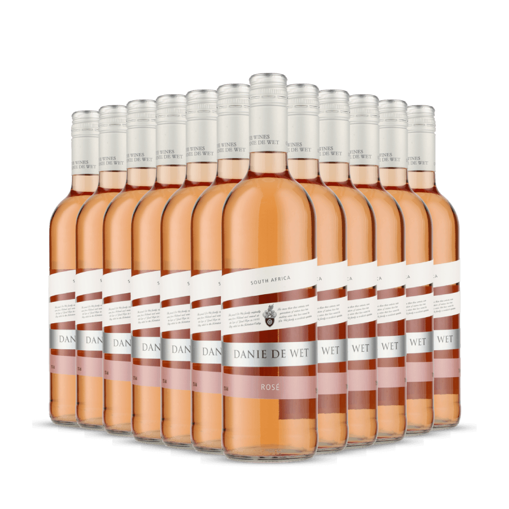 Kit 12 garrafas Danie de Wet Rosé 2024